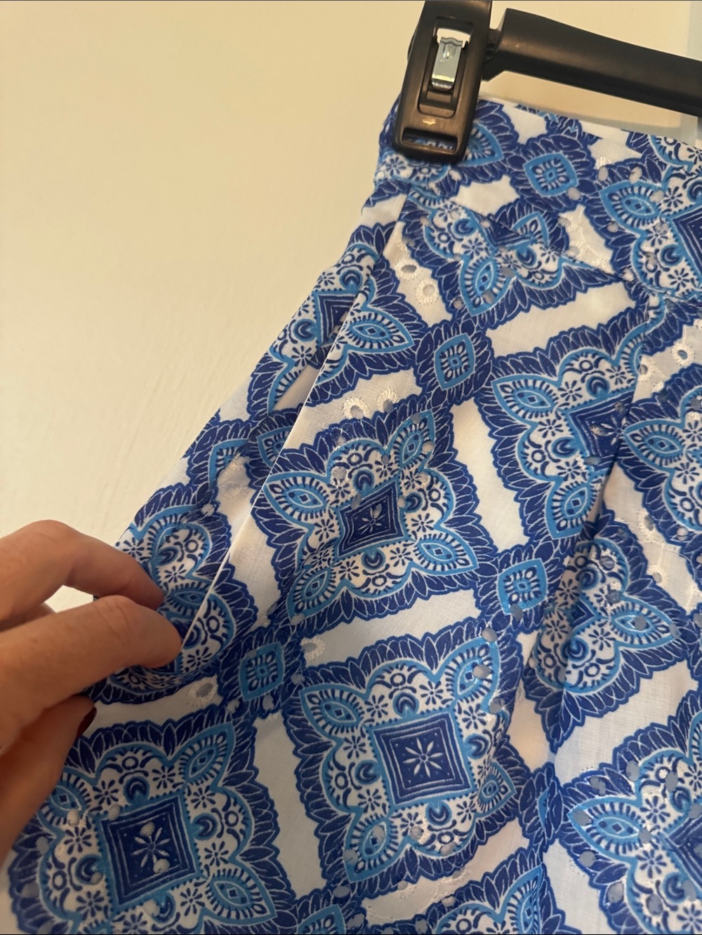 Blue Tile Print Two-Piece Set - Picture 4 of 8